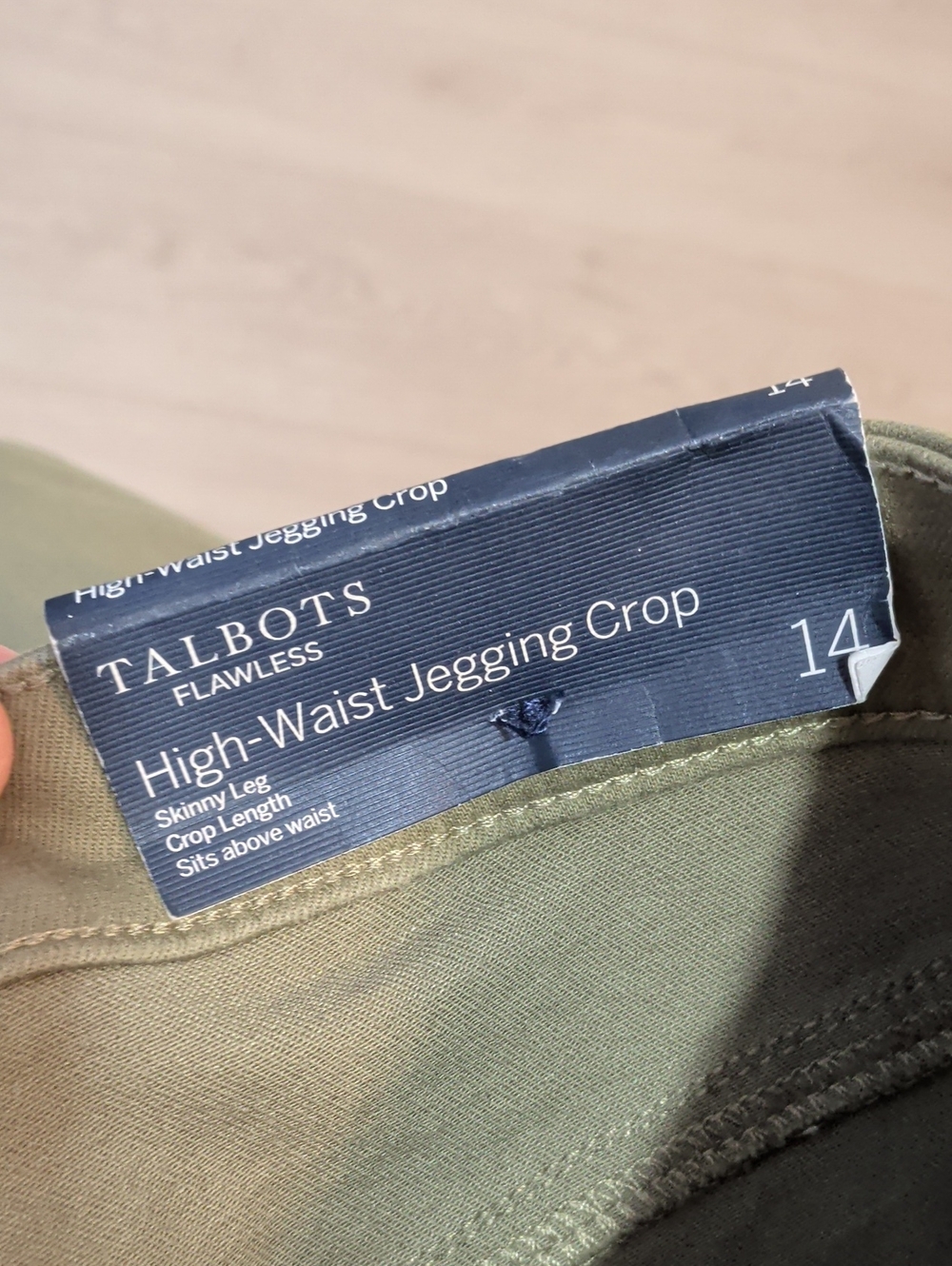 NWT Talbots high waist jegging crop pants - Picture 3 of 7